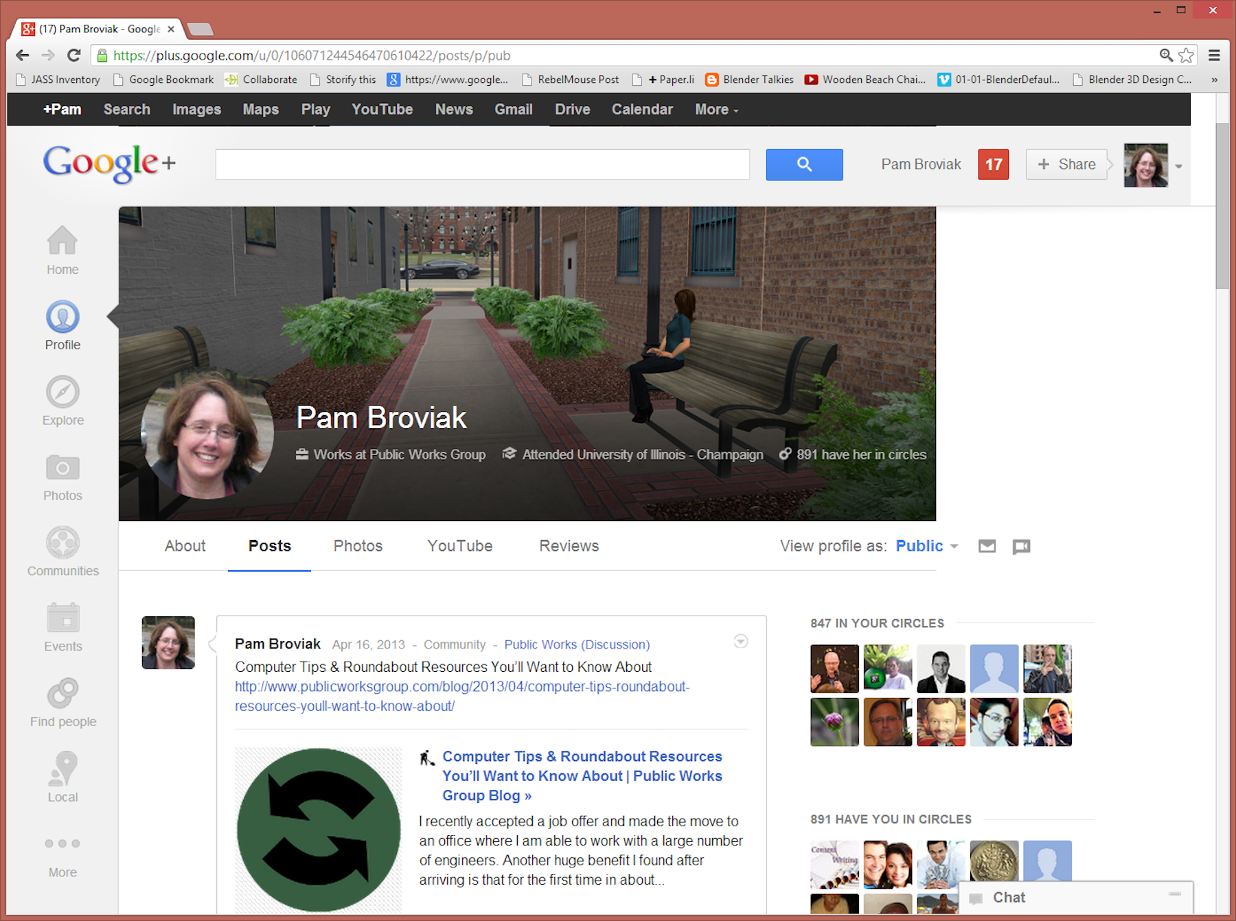 Google Plus Profile Page Example Google Plus Profile Page Example